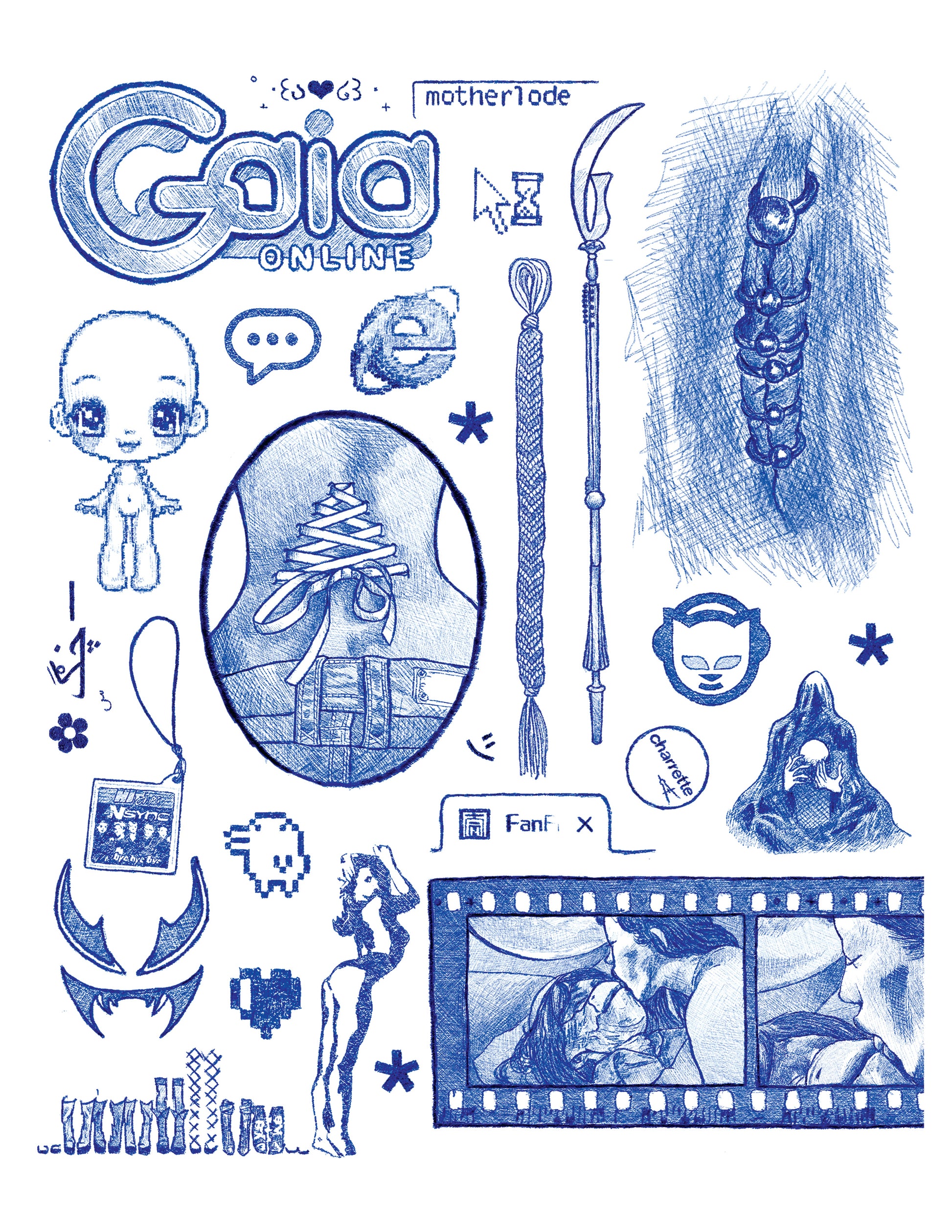 Blog Drawing Print #2 by Noorann Matties