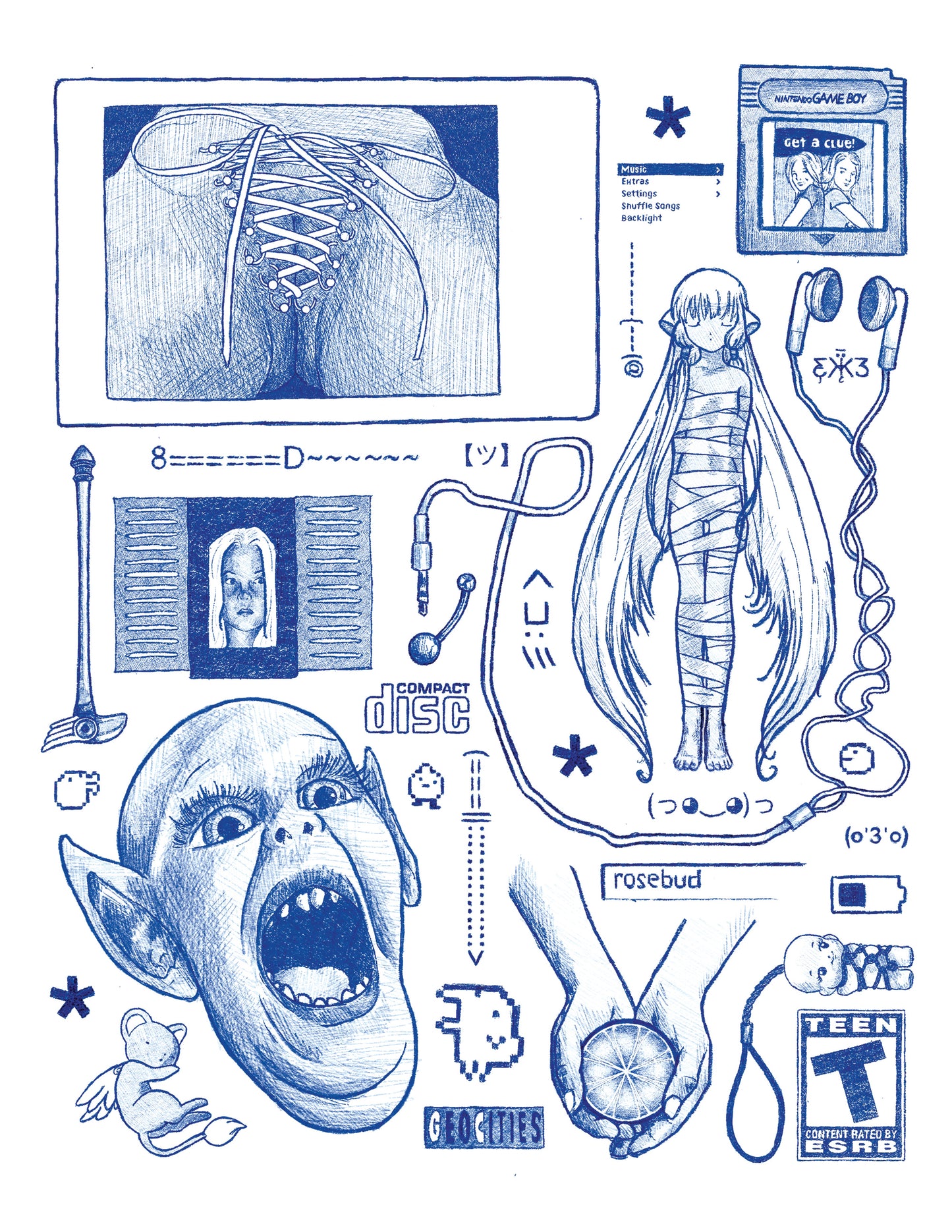Blog Drawing Print #4 by Noorann Matties