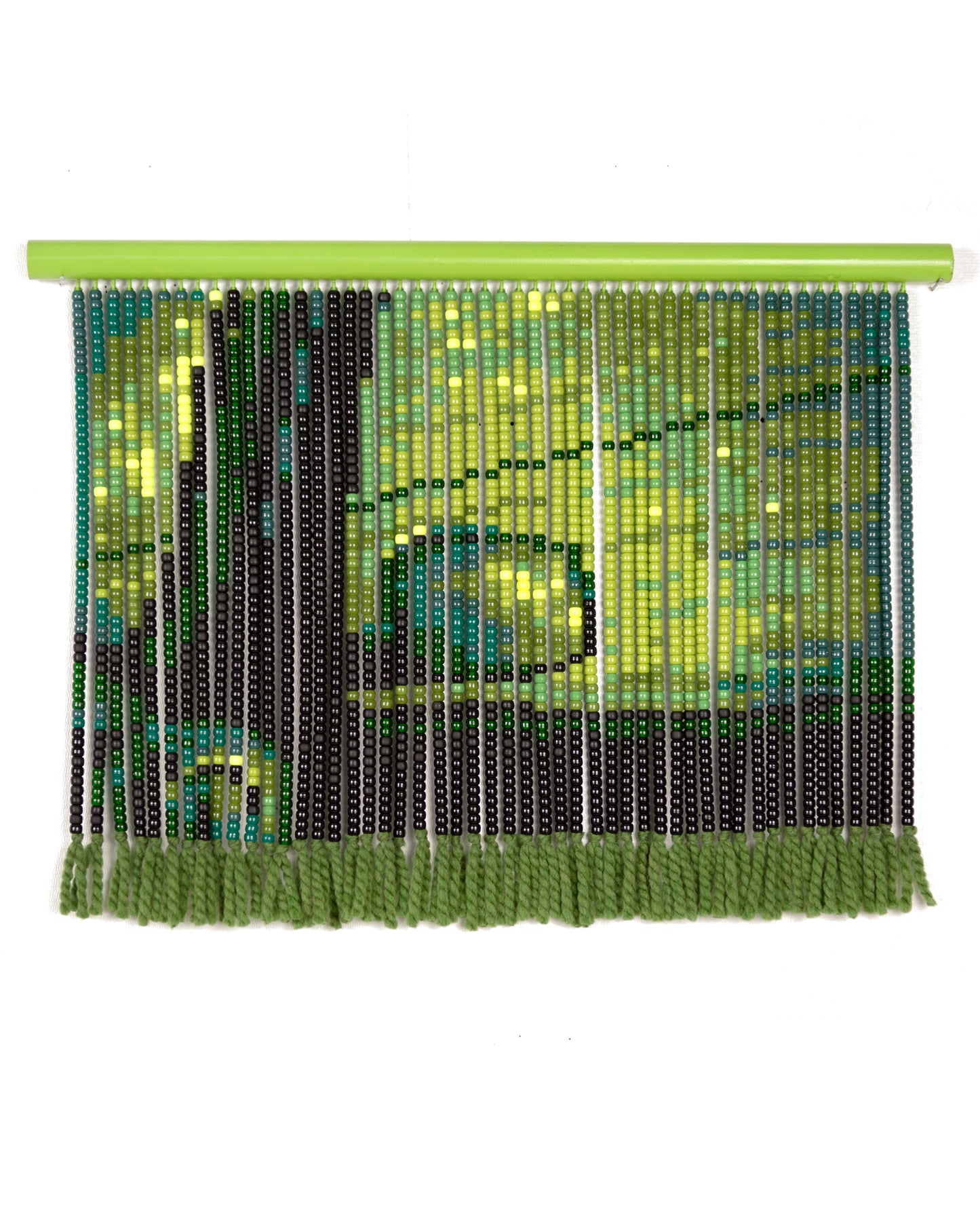 Medium Green Tunnel Photo Bead Curtain