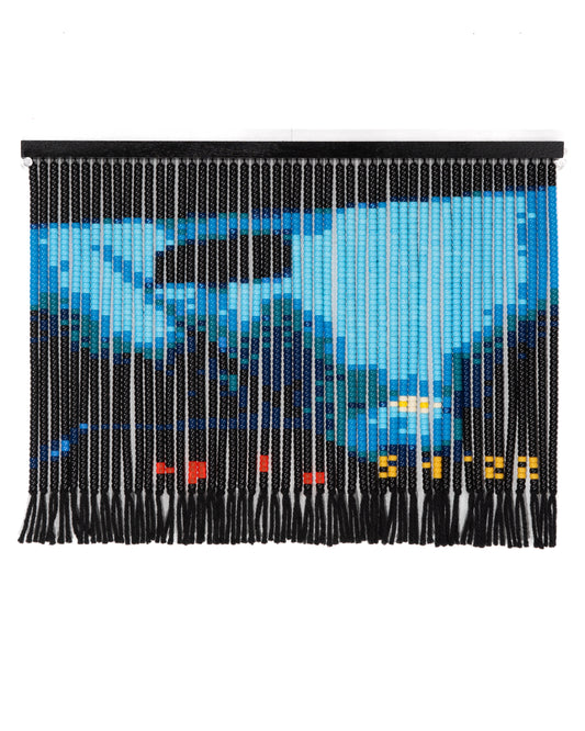 Large Dashboard Mini Bead Photo Curtain by Noorann Matties