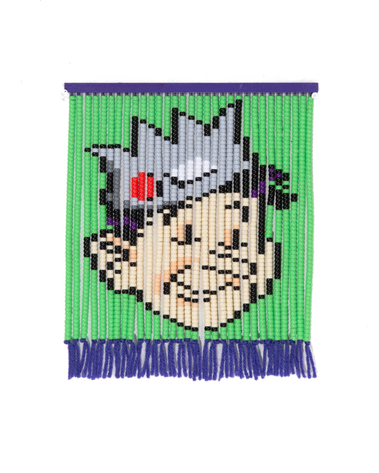 Medium Lime Jughead Mini Bead Curtain by Noorann Matties