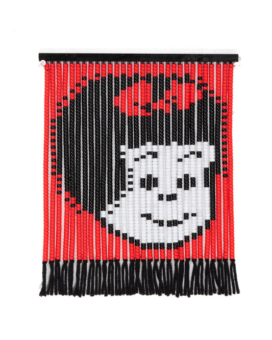 Medium Red and Black Nancy Mini Bead Curtain by Noorann Matties